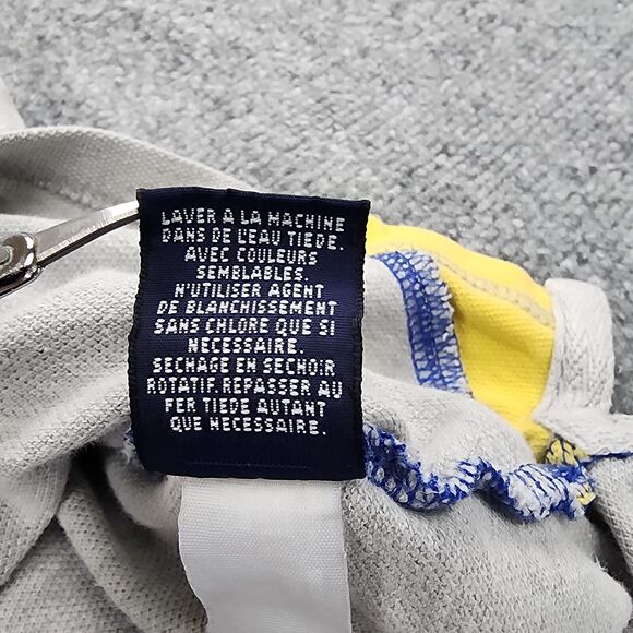 Vintage Eddie Bauer Shirt Mens Large Blue Gray EBTEK 1/4 Zip Polo Short Sleeve - Picture 15 of 16